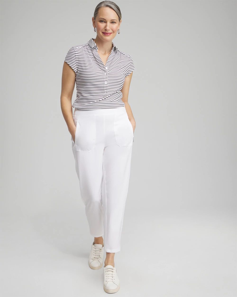 Zenergy® UPF Ribbed Side Ankle Pants | Chico's